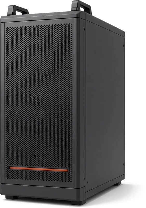 Server class: server in a rack or as a tower in the server room (product view)